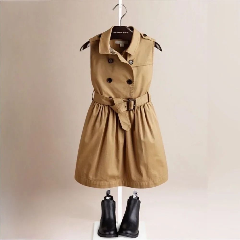 Burberry kids trench dress